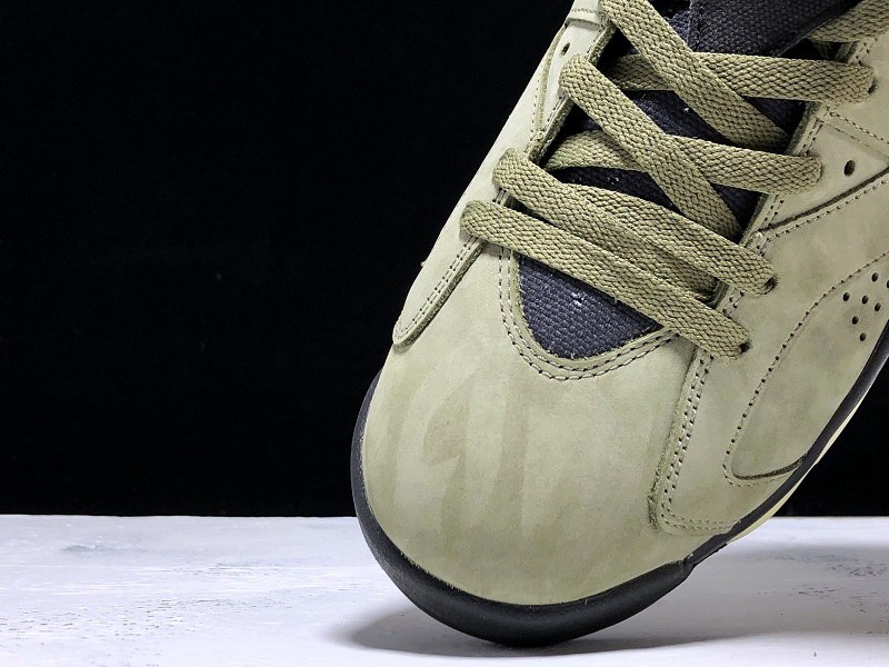 Travis Scott x AJ6 Medium Olive(CN1084-200)